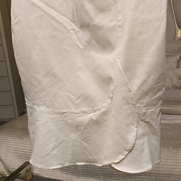 Ashley Stewart Cream Off-Shoulder Mini Dress - Picture 6 of 14